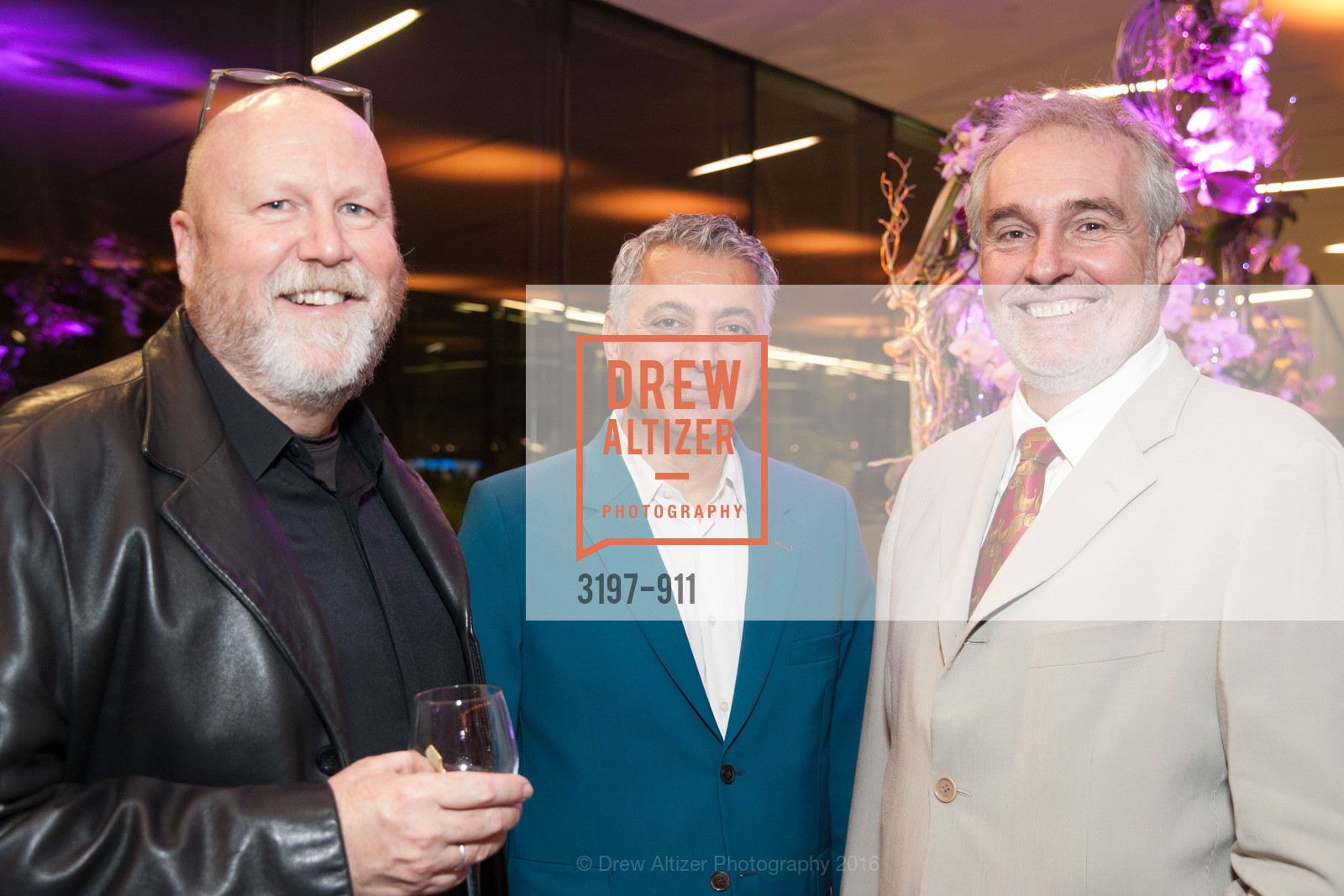 Rick Singleton, Cyrus Tahalaban, Thierry Chantrel, Heart to Heart, de Young Museum. 50 Hagiwara Tea Garden Dr, San Francisco, CA 94118, February 13th, 2016, Photo #3197-911 Rick Singleton, Cyrus Tahalaban, Thierry Chantrel, Photo #3197-911