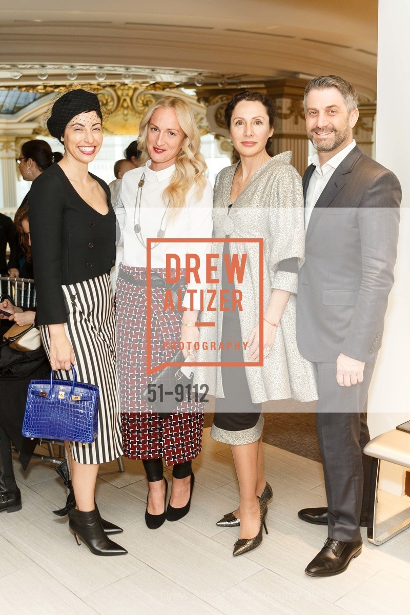 Chrisa Pappas, Mia Mandich, Clara Shayevihc, Dean Sioukas, Joseph Altuzarra Personal Appearance at Neiman Marcus, Neiman Marcus, The Rotunda. 150 Stockton Street, March 22nd, 2018, Photo #51-9112 Chrisa Pappas, Mia Mandich, Clara Shayevihc, Dean Sioukas, Photo #51-9112