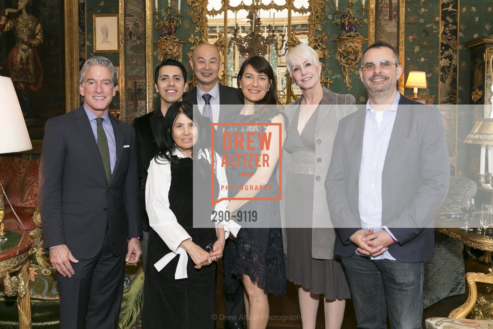 David Diaz, Margie Rogerson, Zimera Minner, Carlos Roca, Mike Duong, Laura Grollmus, Mark Dziewulski, The Glogau Teddy Bear Rescue Fund's Snuggly Soiree, Private Residence, Photo #290-9119 David Diaz, Margie Rogerson, Zimera Minner, Carlos Roca, Mike Duong, Laura Grollmus, Mark Dziewulski, Photo #290-9119