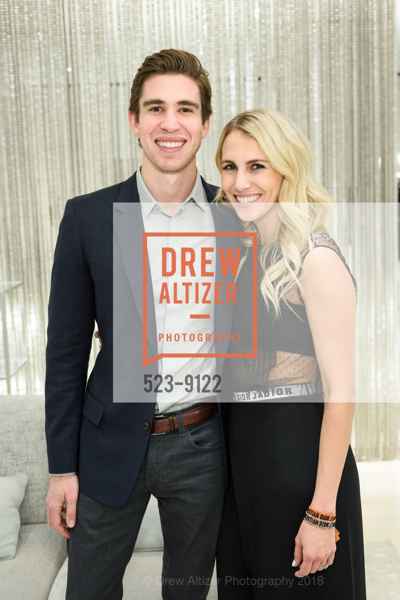 Brandon Watkins, Lauren Watkins, Dior Spring Summer 2018 Event in support of Tipping Point, Dior Boutique. 185 Post Street, March 22nd, 2018, Photo #523-9122 Brandon Watkins, Lauren Watkins, Photo #523-9122
