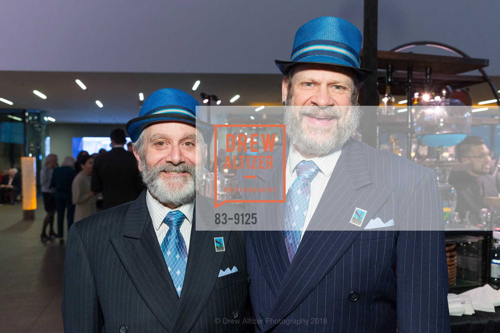 Randy Laroche, David Laudon, Cult of the Machine Donor Opening Reception, de Young Museum. 50 Hagiwara Tea Garden Dr, San Francisco, CA 94118, March 22nd, 2018, Photo #83-9125 Randy Laroche, David Laudon, Photo #83-9125