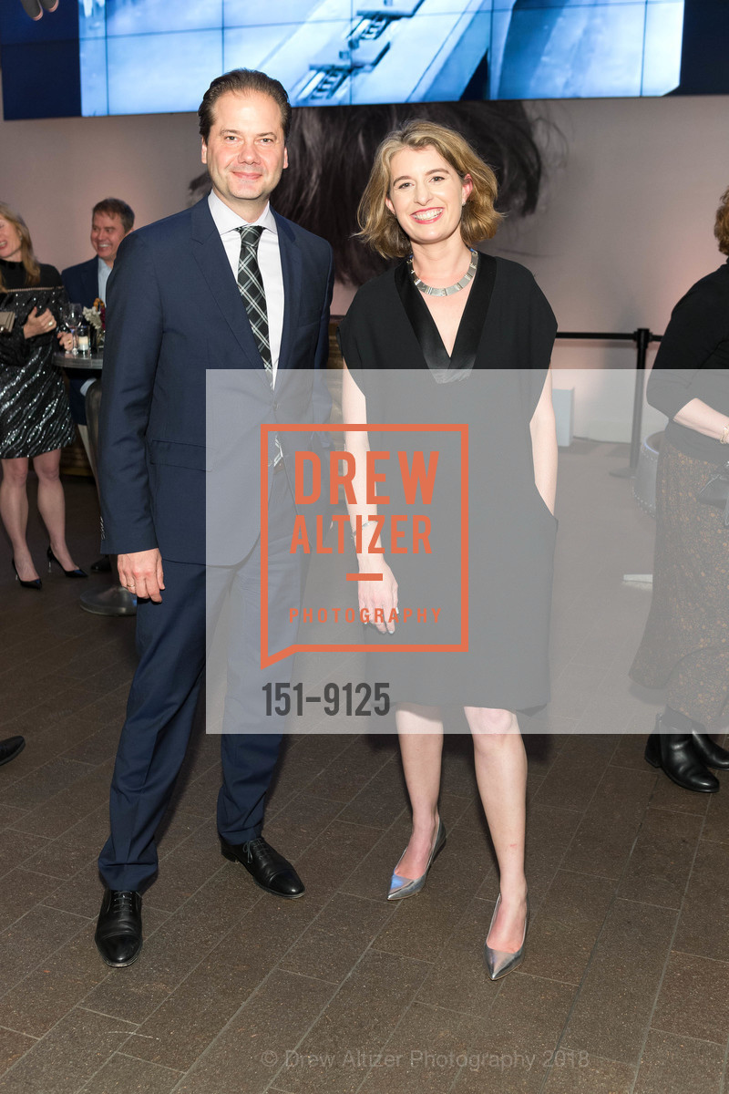 Max Hollein, Emma Acker, Cult of the Machine Donor Opening Reception, San Francisco, April 11th, 2018, Photo #151-9125 Max Hollein, Emma Acker, Photo #151-9125