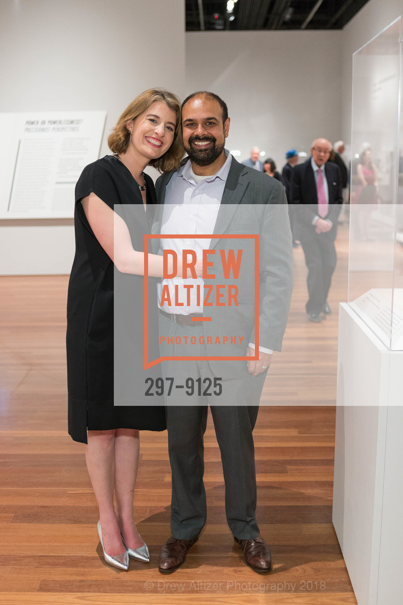 Emma Acker, Ish Harshawat, Cult of the Machine Donor Opening Reception, de Young Museum. 50 Hagiwara Tea Garden Dr, San Francisco, CA 94118, March 22nd, 2018, Photo #297-9125 Emma Acker, Ish Harshawat, Photo #297-9125