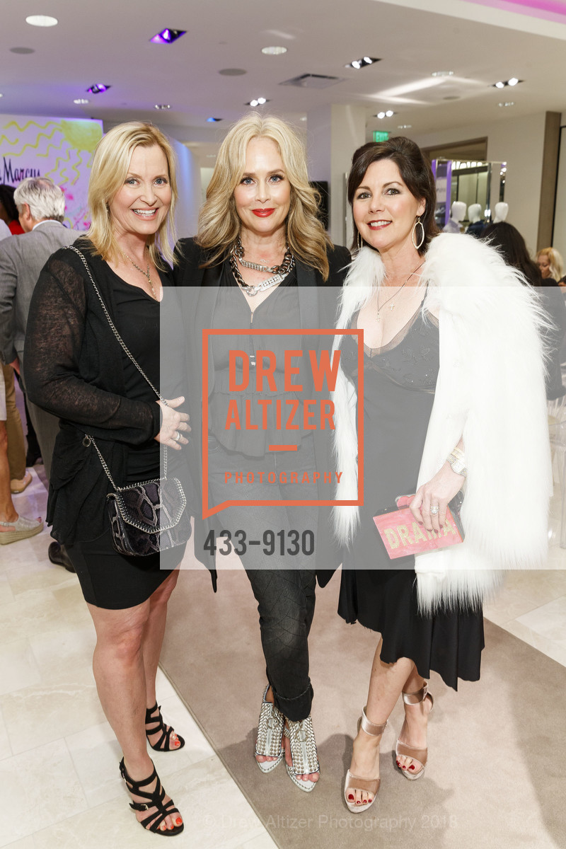 Christine Carlson, Pamela Donahue, Dana Dowell, Sydel Curry's "A Curry Girl" Launch Party at Neiman Marcus Walnut Creek, Neiman Marcus Walnut Creek. 1000 S Main Street, March 28th, 2018, Photo #433-9130 Christine Carlson, Pamela Donahue, Dana Dowell, Photo #433-9130