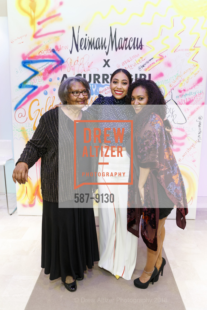 Brenda Thompson, Sydel Curry, Tricia Gauthier, Sydel Curry's "A Curry Girl" Launch Party at Neiman Marcus Walnut Creek, Neiman Marcus Walnut Creek. 1000 S Main Street, March 28th, 2018, Photo #587-9130 Brenda Thompson, Sydel Curry, Tricia Gauthier, Photo #587-9130