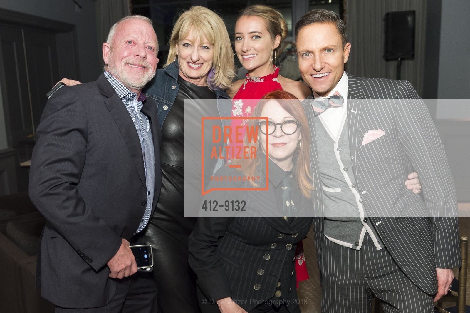 Rick Turley, Pattie Lawton, Cosima Singleton, Ken Fulk, Museum of Performance + Design Arts Medallion, The Battery. 717 Battery St. SF, CA, March 26th, 2018, Photo #412-9132 Rick Turley, Pattie Lawton, Cosima Singleton, Ken Fulk, Photo #412-9132