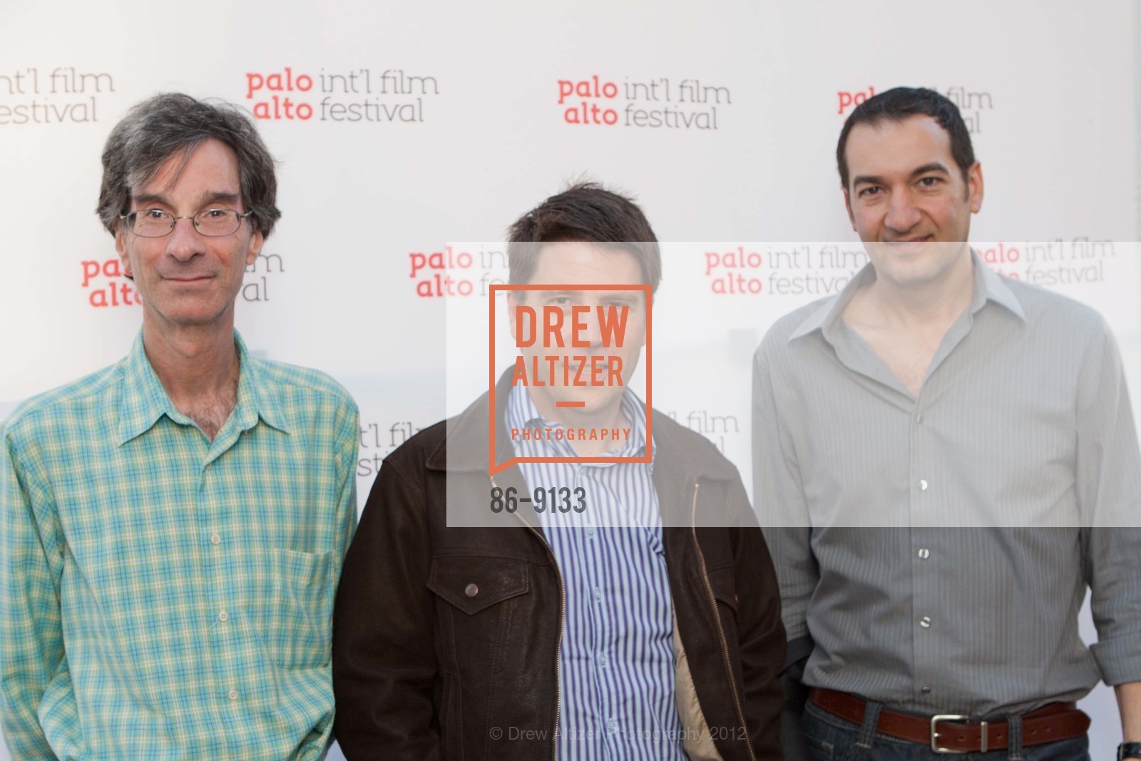 Bill Desowitz, Kim Libreri, Habib Zargarpour, Hollywood meets Silicon Valley! Palo Alto International Film Festival Innovator's Party, Pejman Carpet. 532 Ramona Street, September 29th, 2012, Photo #86-9133 Bill Desowitz, Kim Libreri, Habib Zargarpour, Photo #86-9133