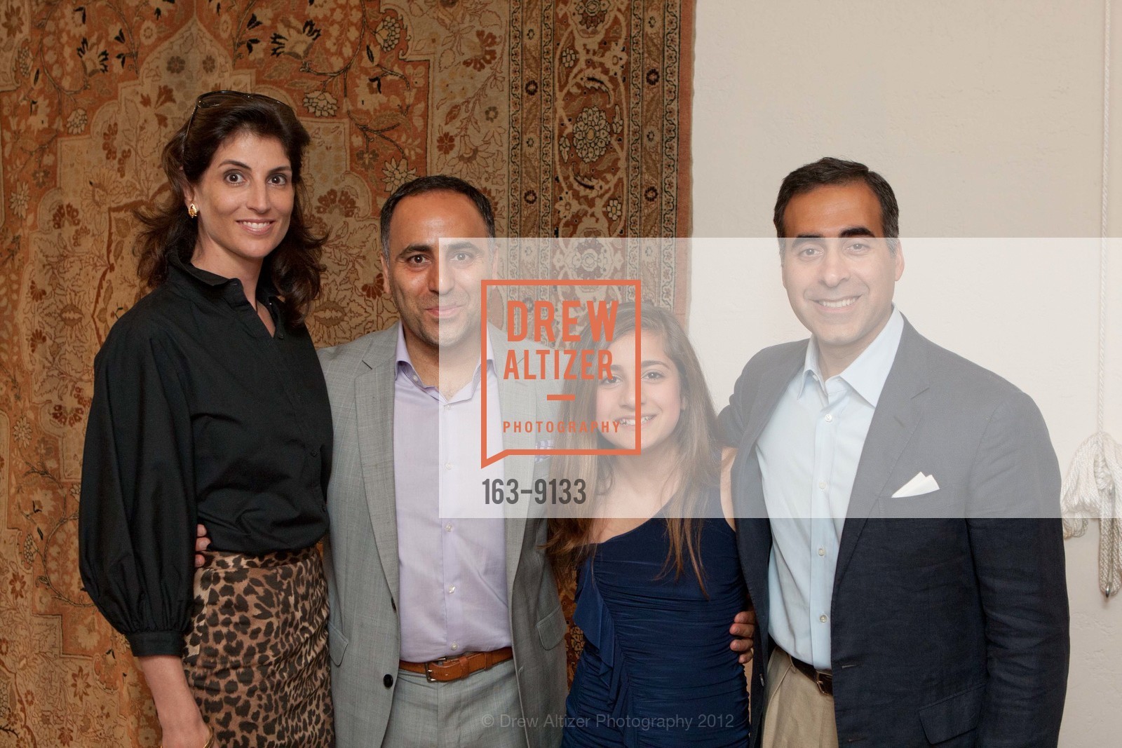 Bettina Mirsepahi, Pejman Nowzad, Yasmin Nowzad, Edward Mirsepahi, Hollywood meets Silicon Valley! Palo Alto International Film Festival Innovator's Party, Pejman Carpet. 532 Ramona Street, September 29th, 2012, Photo #163-9133 Bettina Mirsepahi, Pejman Nowzad, Yasmin Nowzad, Edward Mirsepahi, Photo #163-9133