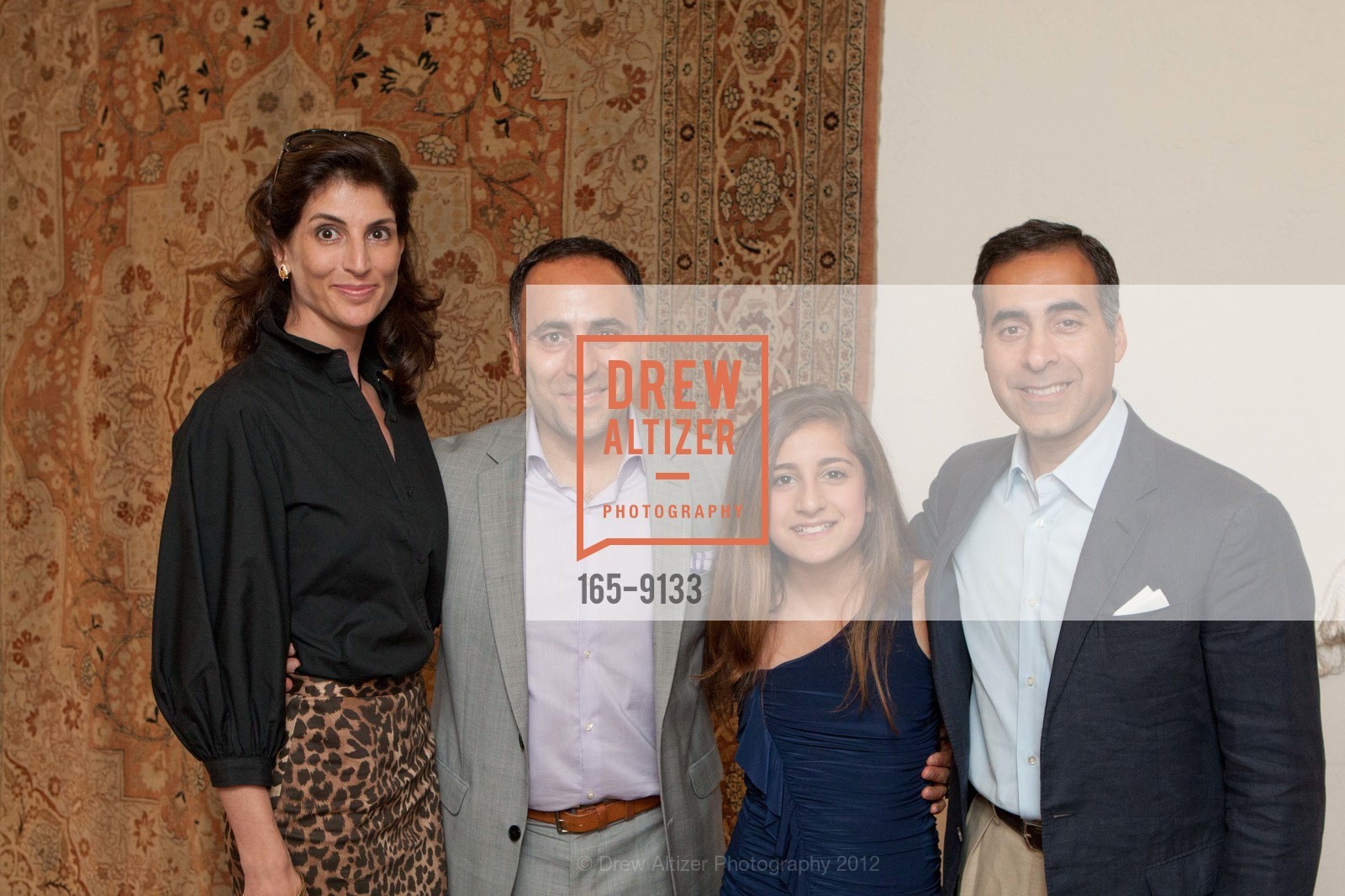 Bettina Mirsepahi, Pejman Nowzad, Yasmin Nowzad, Edward Mirsepahi, Hollywood meets Silicon Valley! Palo Alto International Film Festival Innovator's Party, Pejman Carpet. 532 Ramona Street, September 29th, 2012, Photo #165-9133 Bettina Mirsepahi, Pejman Nowzad, Yasmin Nowzad, Edward Mirsepahi, Photo #165-9133