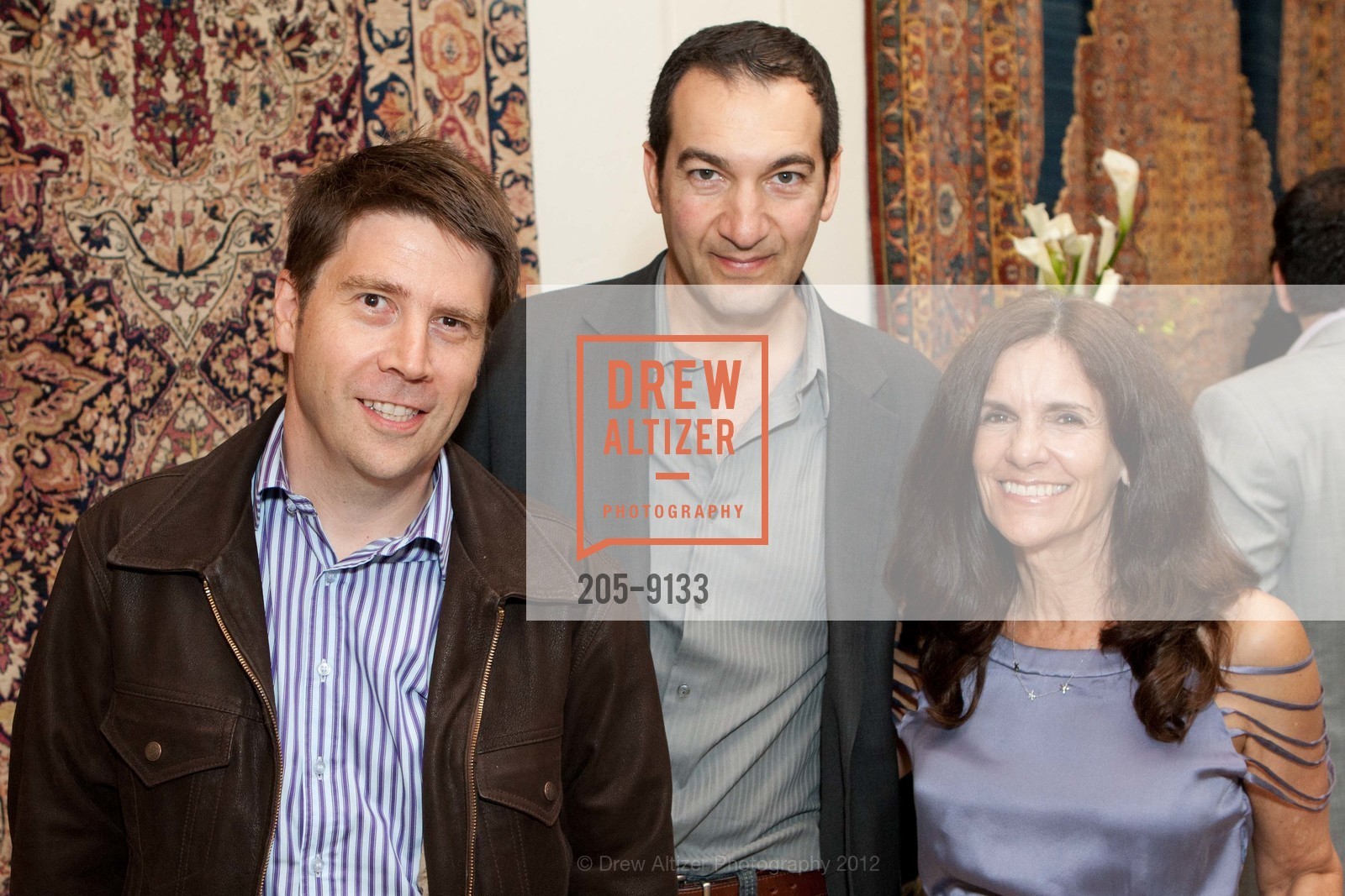 Kim Libreri, Habib Zargarpour, Betsy Franco, Hollywood meets Silicon Valley! Palo Alto International Film Festival Innovator's Party, Pejman Carpet. 532 Ramona Street, September 29th, 2012, Photo #205-9133 Kim Libreri, Habib Zargarpour, Betsy Franco, Photo #205-9133
