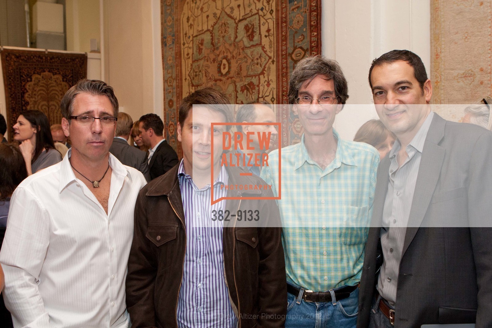 John Gaeta, Kim Librera, Bill Desowitz, Habib Zargarpour, Hollywood meets Silicon Valley! Palo Alto International Film Festival Innovator's Party, Pejman Carpet. 532 Ramona Street, September 29th, 2012, Photo #382-9133 John Gaeta, Kim Librera, Bill Desowitz, Habib Zargarpour, Photo #382-9133