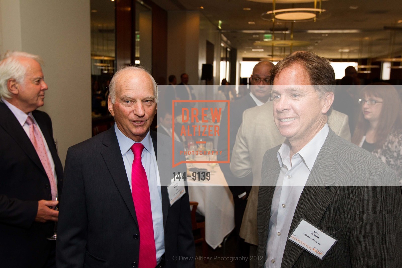 George Roberts, Mike Huskins, REDF LUNCH: Sustainable, Scaleable Solutions to Chronic Joblessness, US, June 8th, 2012, Photo #144-9139 George Roberts, Mike Huskins, Photo #144-9139