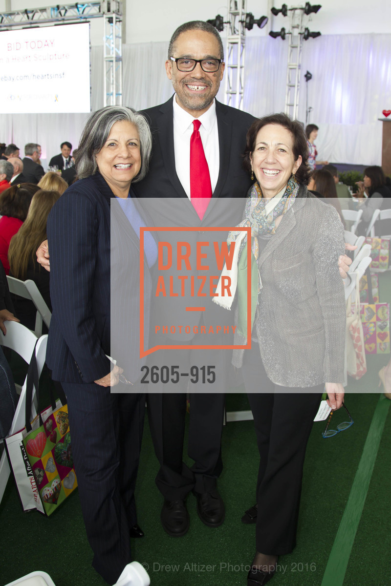 Susan Leal, Andre Campbell, Susan Hirsch, San Francisco General Hospital Foundation's Heroes & Hearts Luncheon, AT&T Park, February 18th, 2016, Photo #2605-915 Susan Leal, Andre Campbell, Susan Hirsch, Photo #2605-915