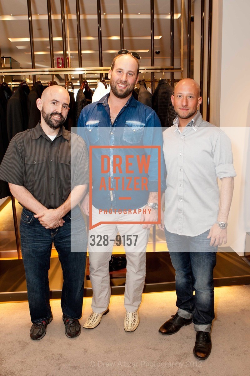 Don Otvos, Josha Bronson, Matt Solmik, GUCCI + GQ Host Private Cocktail Party Featuring the Men's Spring Summer 2012 Suiting Collection, US, May 17th, 2012, Photo #328-9157 Don Otvos, Josha Bronson, Matt Solmik, Photo #328-9157