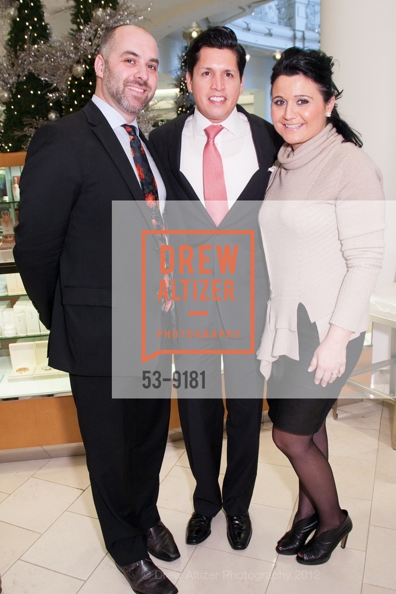 Ali Amin-Rashti, Jonathan Espiriti, Belma Katanic, Erwin Creed Makes Personal Appearance at NEIMAN MARCUS, US, November 17th, 2012, Photo #53-9181 Ali Amin-Rashti, Jonathan Espiriti, Belma Katanic, Photo #53-9181