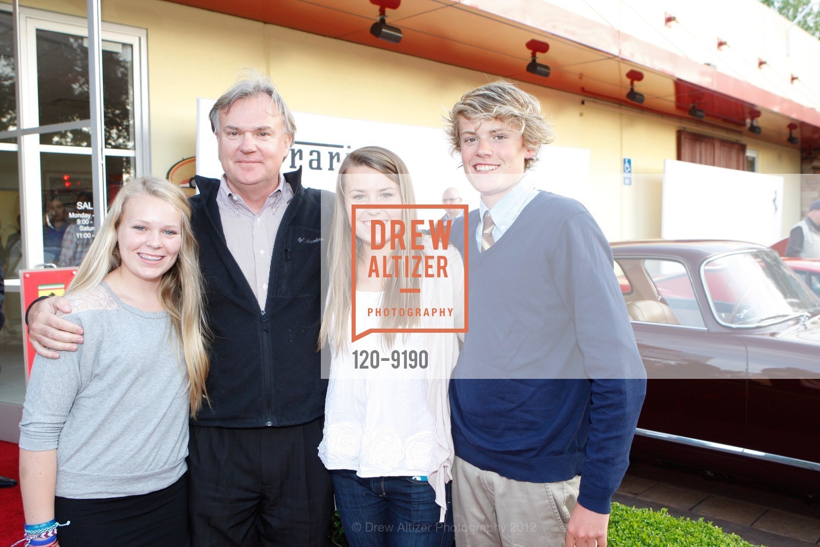 India Krappe, Cook Krappe, Brittany Krappe, Sebastian Krappe, Palo Alto FERRARI Event with LUCA DI MONTEZEMOLO, US, April 24th, 2012, Photo #120-9190 India Krappe, Cook Krappe, Brittany Krappe, Sebastian Krappe, Photo #120-9190
