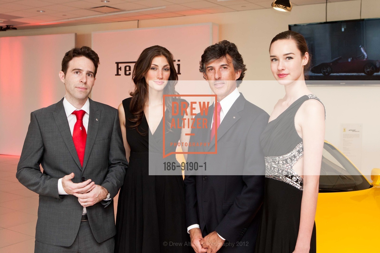 Charlie Miles, Breanne Loveland, Fabio Vaglio, Charlotte Bell, Palo Alto FERRARI Event with LUCA DI MONTEZEMOLO, US, April 24th, 2012, Photo #186-9190-1 Charlie Miles, Breanne Loveland, Fabio Vaglio, Charlotte Bell, Photo #186-9190-1