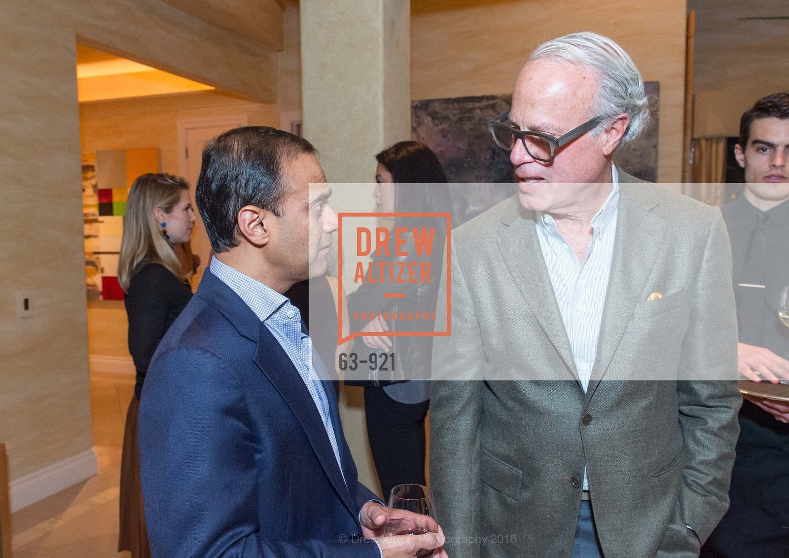 Gaurav Garg, Douglas Durkin, An Evening with Mary Weatherford and Gary Garrels, hosted by Sotheby's and Komal Shah, Private Residence, February 23rd, 2016, Photo #63-921 Gaurav Garg, Douglas Durkin, Photo #63-921