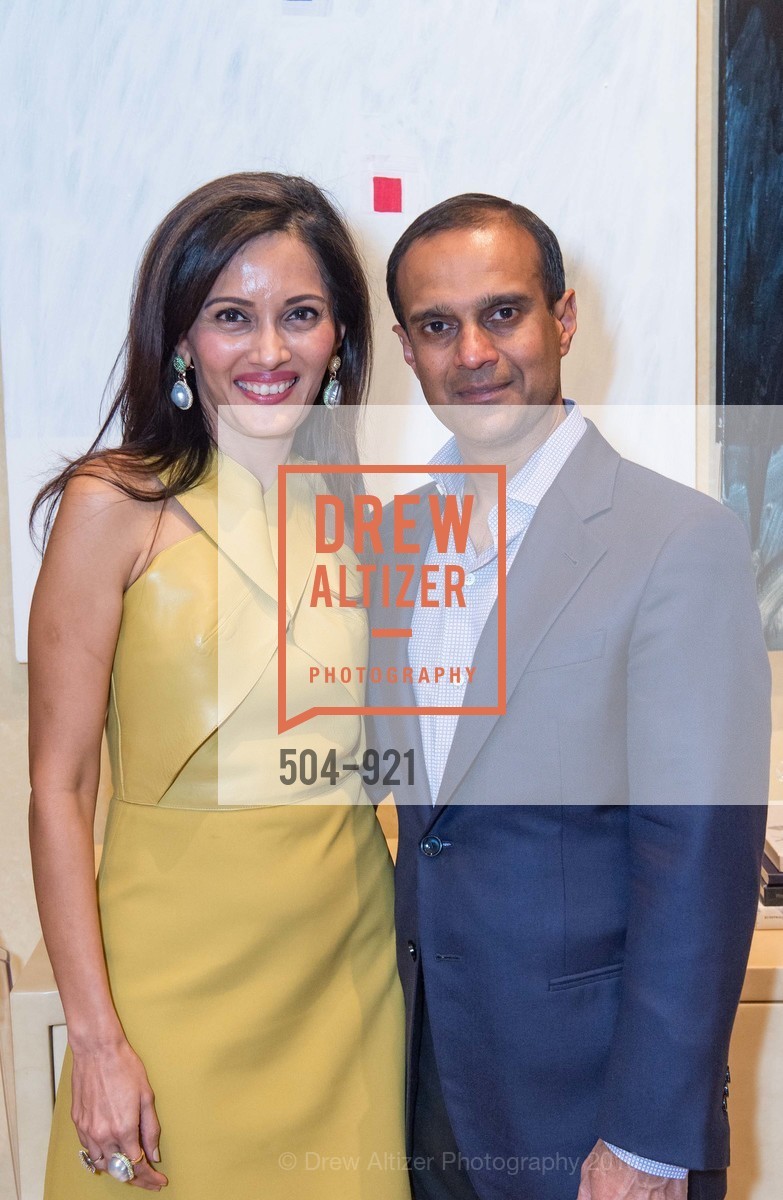 Komal Shah, Gaurav Garg, An Evening with Mary Weatherford and Gary Garrels, hosted by Sotheby's and Komal Shah, Private Residence, February 23rd, 2016, Photo #504-921 Komal Shah, Gaurav Garg, Photo #504-921