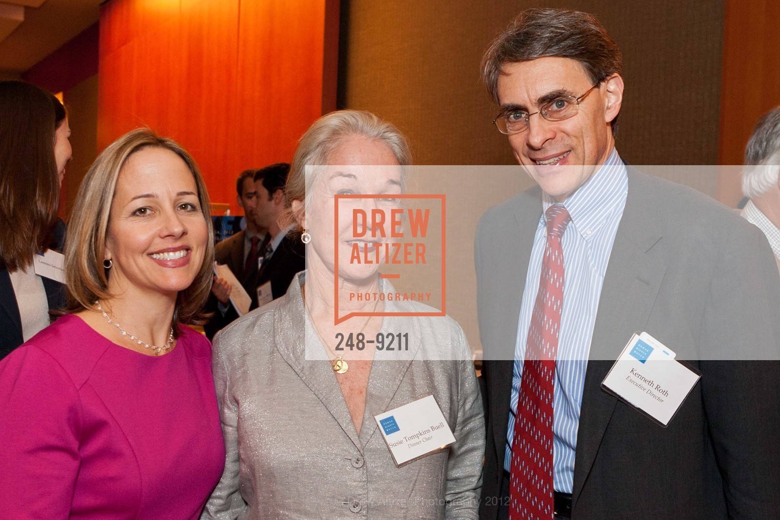 Andrea Dew Steele, Susie Tompkins Buell, Kenneth Roth, HRW Voices for Justice Silicon Valley, US, November 14th, 2012, Photo #248-9211 Andrea Dew Steele, Susie Tompkins Buell, Kenneth Roth, Photo #248-9211
