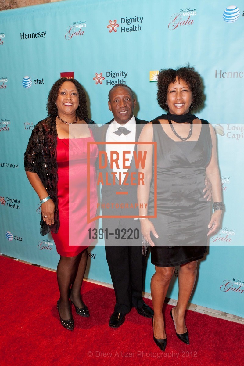 Jeri Willis, Sebron Flenaugh, Vicki Herndon, 7TH Annual Gala for the MUSEUM OF AFRICAN DIASPORA (MoAD), US, October 27th, 2012, Photo #1391-9220 Jeri Willis, Sebron Flenaugh, Vicki Herndon, Photo #1391-9220