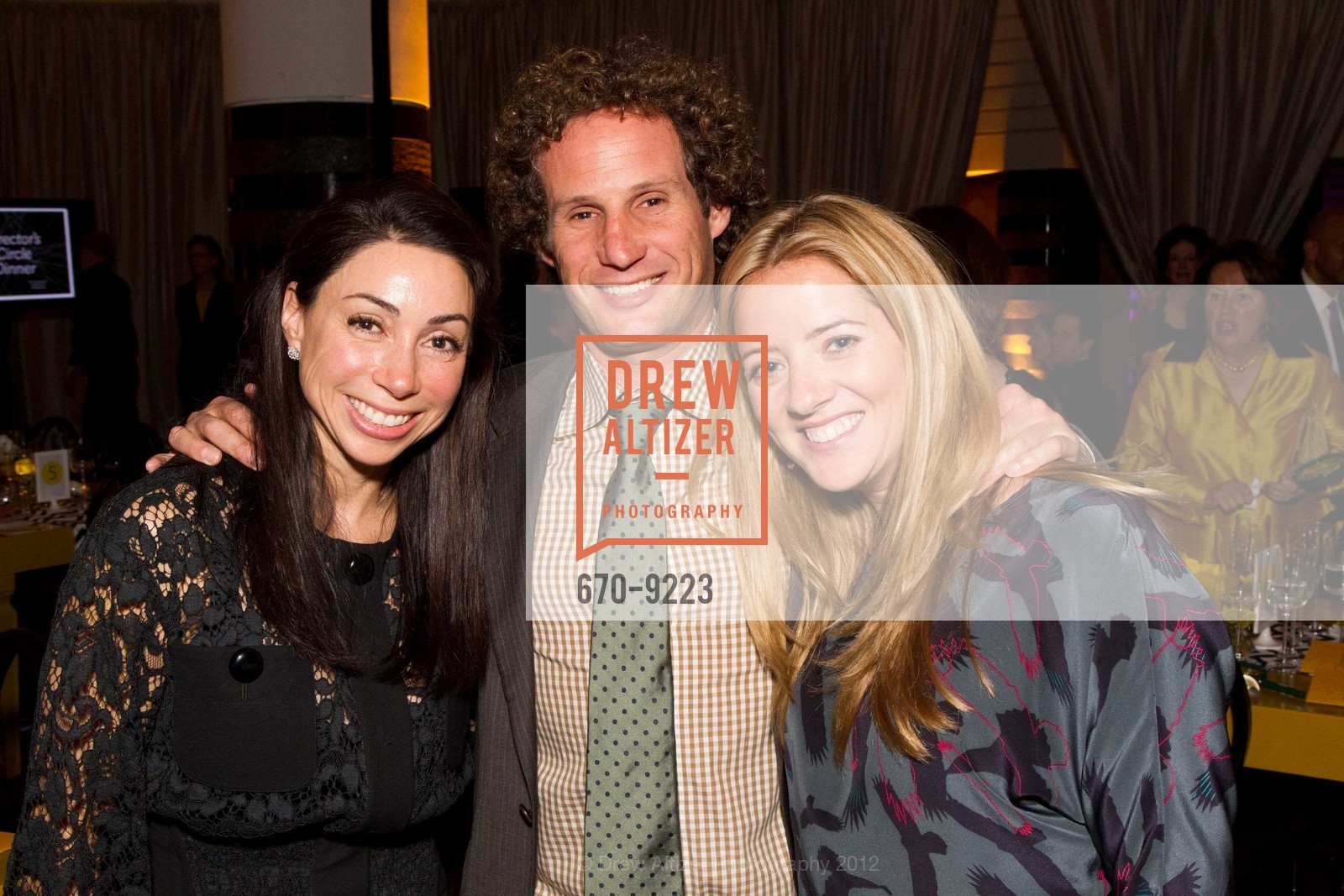 Gina Peterson, Ari Lurie, Lexie Tretter, SFMOMA Director's Circle, US, March 28th, 2012, Photo #670-9223 Gina Peterson, Ari Lurie, Lexie Tretter, Photo #670-9223