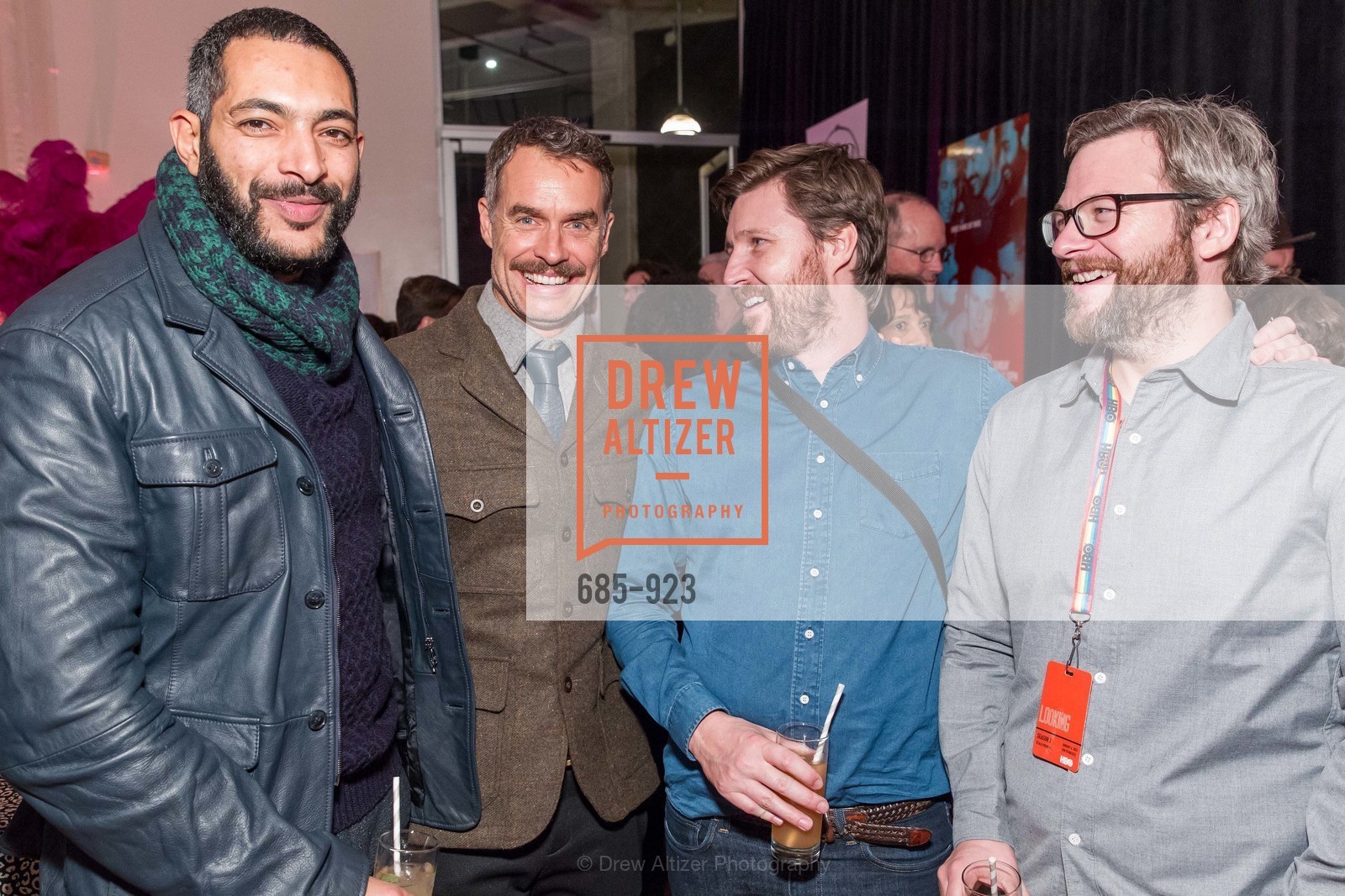 Ahmed Ibrahim, Murray Bartlett, Andrew Haigh, Andy Morwood, HBO'S LOOKING, Season 2 Premiers at CASTRO THEATER, US, January 7th, 2015, Photo #685-923 Ahmed Ibrahim, Murray Bartlett, Andrew Haigh, Andy Morwood, Photo #685-923