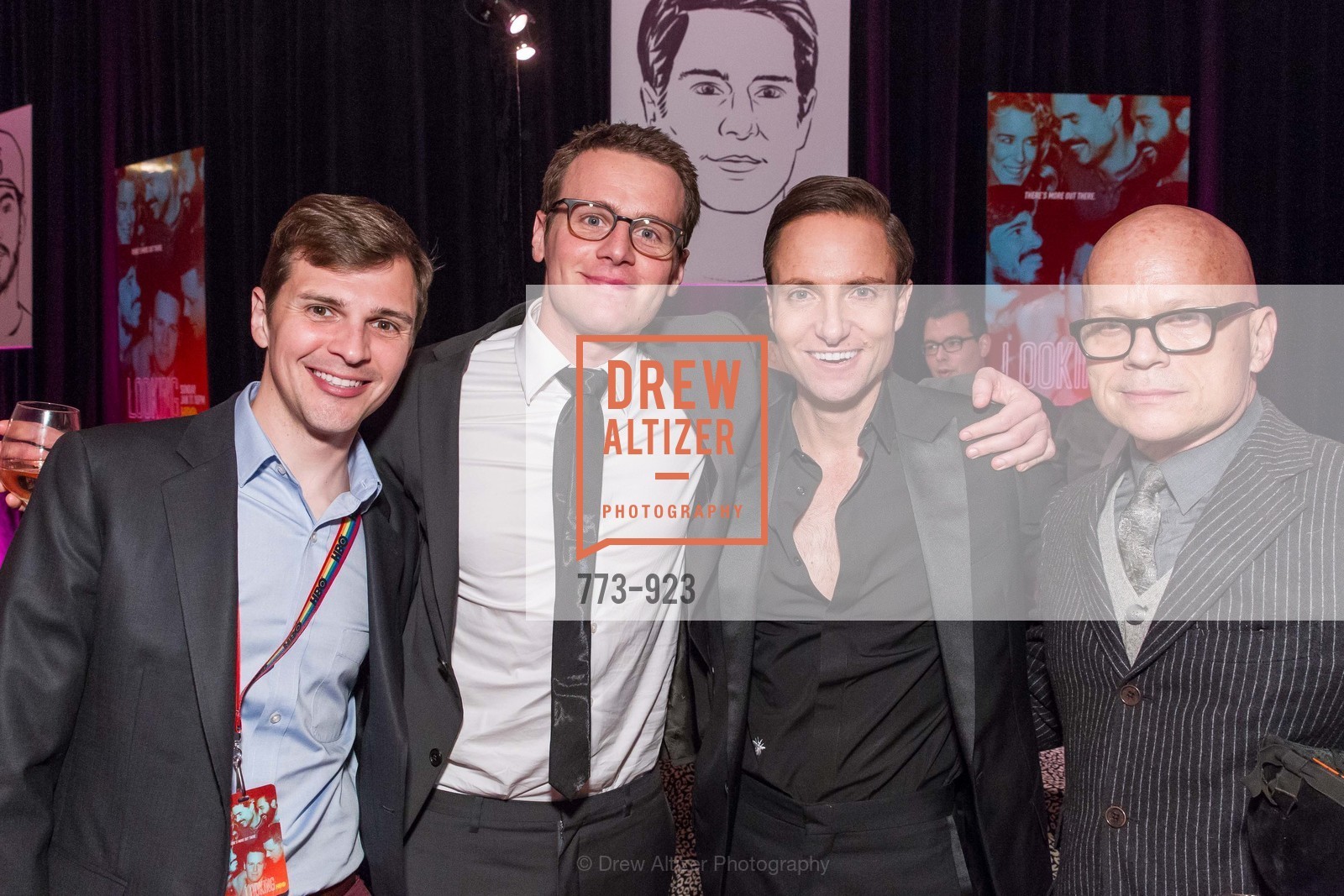 Brian Clisham, Jonathan Groff, Ken Fulk, Kevin Sessums, HBO'S LOOKING, Season 2 Premiers at CASTRO THEATER, US, January 7th, 2015, Photo #773-923 Brian Clisham, Jonathan Groff, Ken Fulk, Kevin Sessums, Photo #773-923