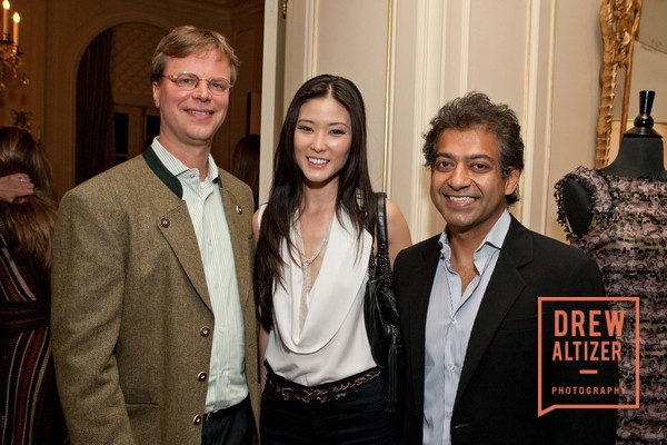 Konstantin Guericke with Krystle Cho and Naval Ravikant