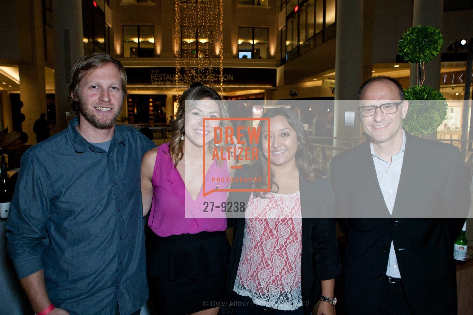 JP Zundel, Lindsey John, Veronica Campbell, Chris Cardinal, WESTFIELD SAN FRANCISCO CENTRE'S Illuminique Under the Dome, US, November 15th, 2012, Photo #27-9238 JP Zundel, Lindsey John, Veronica Campbell, Chris Cardinal, Photo #27-9238