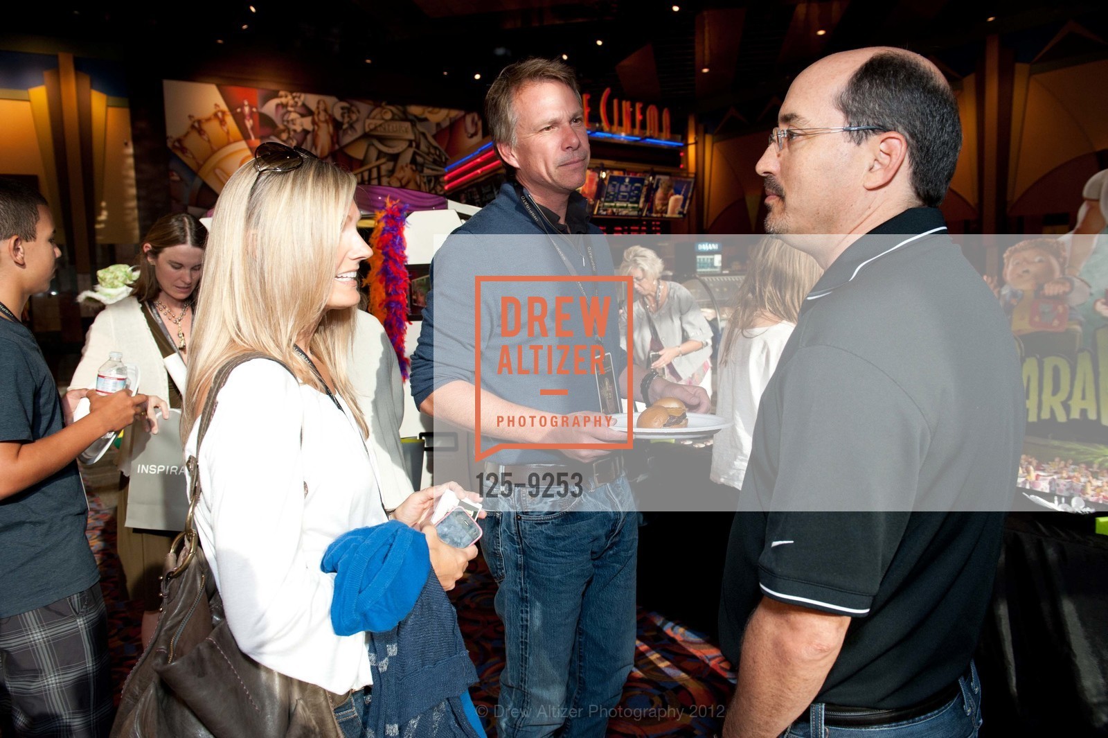 Tracy Sartorio, PJ Sartorio, Brad Handler, PARANORMAN at the Century Downtown Redwood City Theatre, US, August 9th, 2012, Photo #125-9253 Tracy Sartorio, PJ Sartorio, Brad Handler, Photo #125-9253