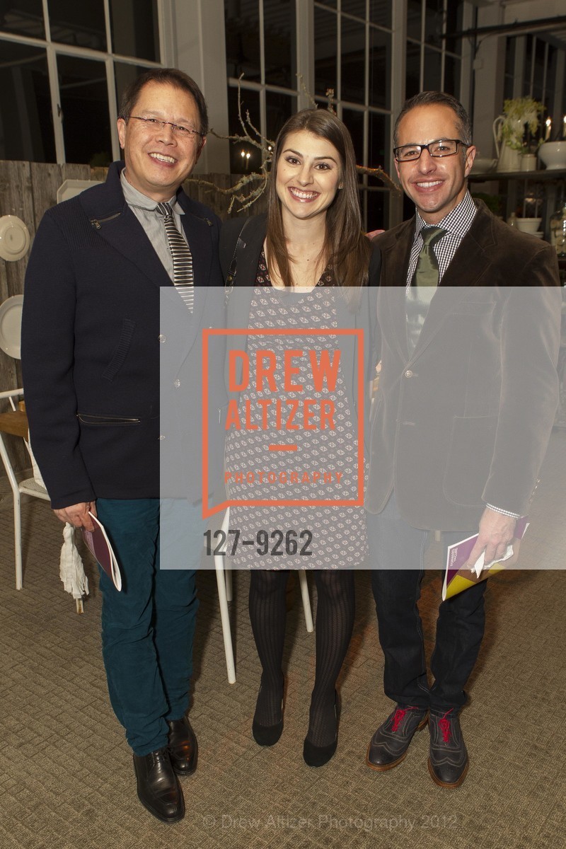 Robert Fung, Melanie Leinweber, David Miranda, DIFFA'S DINING BY DESIGN Gala, US, November 15th, 2012, Photo #127-9262 Robert Fung, Melanie Leinweber, David Miranda, Photo #127-9262