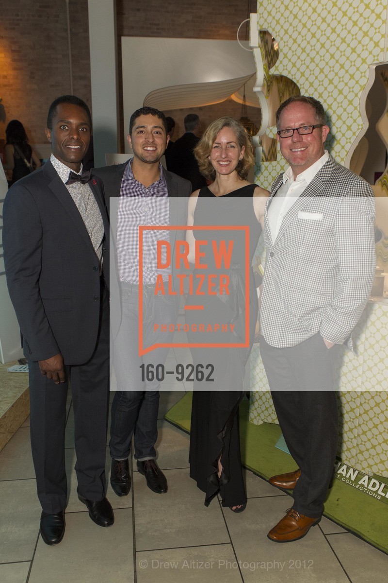 Marc Vincent, Roberto Tiscareno, Alison Macondray, Brian Dictmar, DIFFA'S DINING BY DESIGN Gala, US, November 15th, 2012, Photo #160-9262 Marc Vincent, Roberto Tiscareno, Alison Macondray, Brian Dictmar, Photo #160-9262
