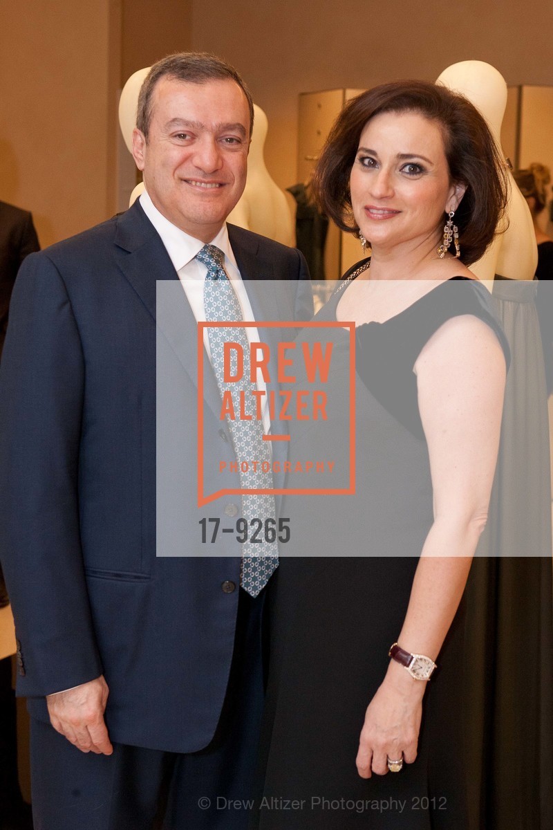 George Chammas, Dolly Chammas, GIORGIO ARMANI hosts launch party for SFMOMA's 2012 MODERN BALL, US, February 1st, 2012, Photo #17-9265 George Chammas, Dolly Chammas, Photo #17-9265