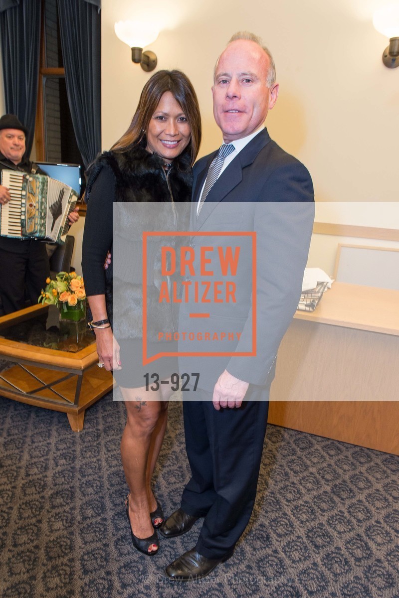 Cynthia Karp, Ed Reidy, MENLO COLLEGE President at The Godfather Live, US, January 10th, 2015, Photo #13-927 Cynthia Karp, Ed Reidy, Photo #13-927