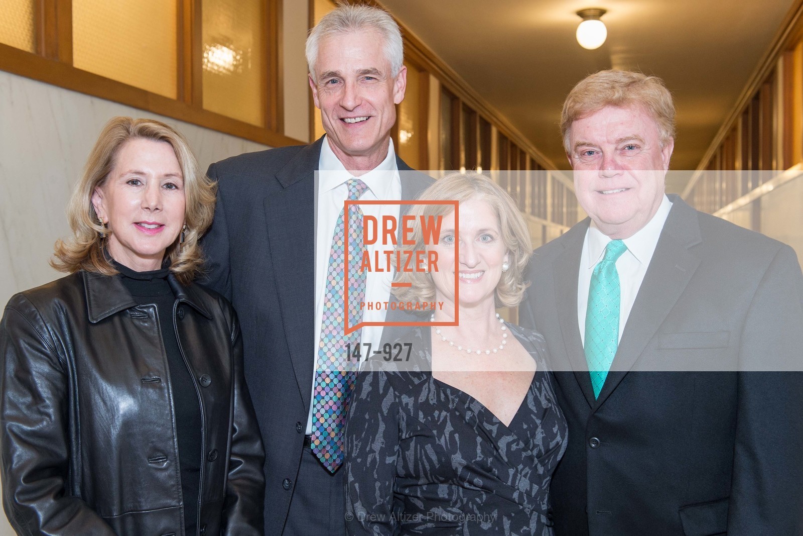 Kerry Dallmar, Howie Dallmar, Carol Moran, Richard Moran, MENLO COLLEGE President at The Godfather Live, US, January 10th, 2015, Photo #147-927 Kerry Dallmar, Howie Dallmar, Carol Moran, Richard Moran, Photo #147-927
