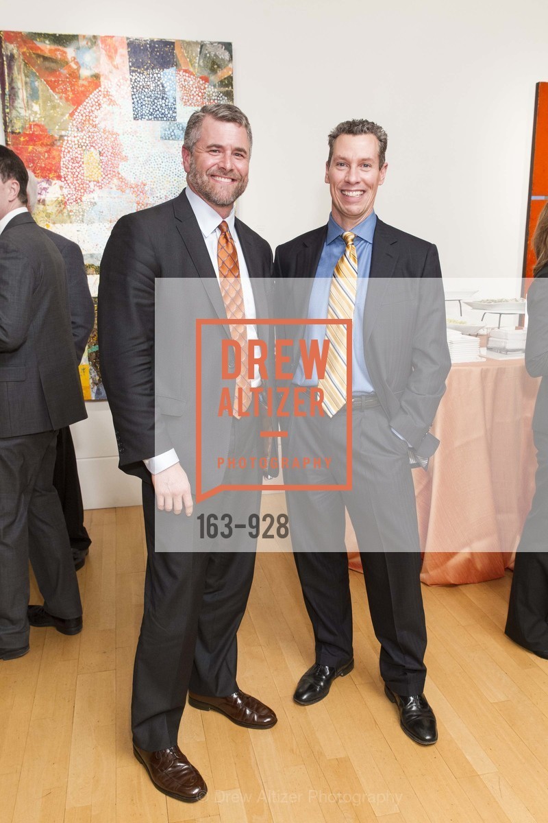 John Spencer, Greg Herrema, CT PARTNERS Cocktail Party at CALDWELL SNYDER GALLERY, US, January 13th, 2015, Photo #163-928 John Spencer, Greg Herrema, Photo #163-928