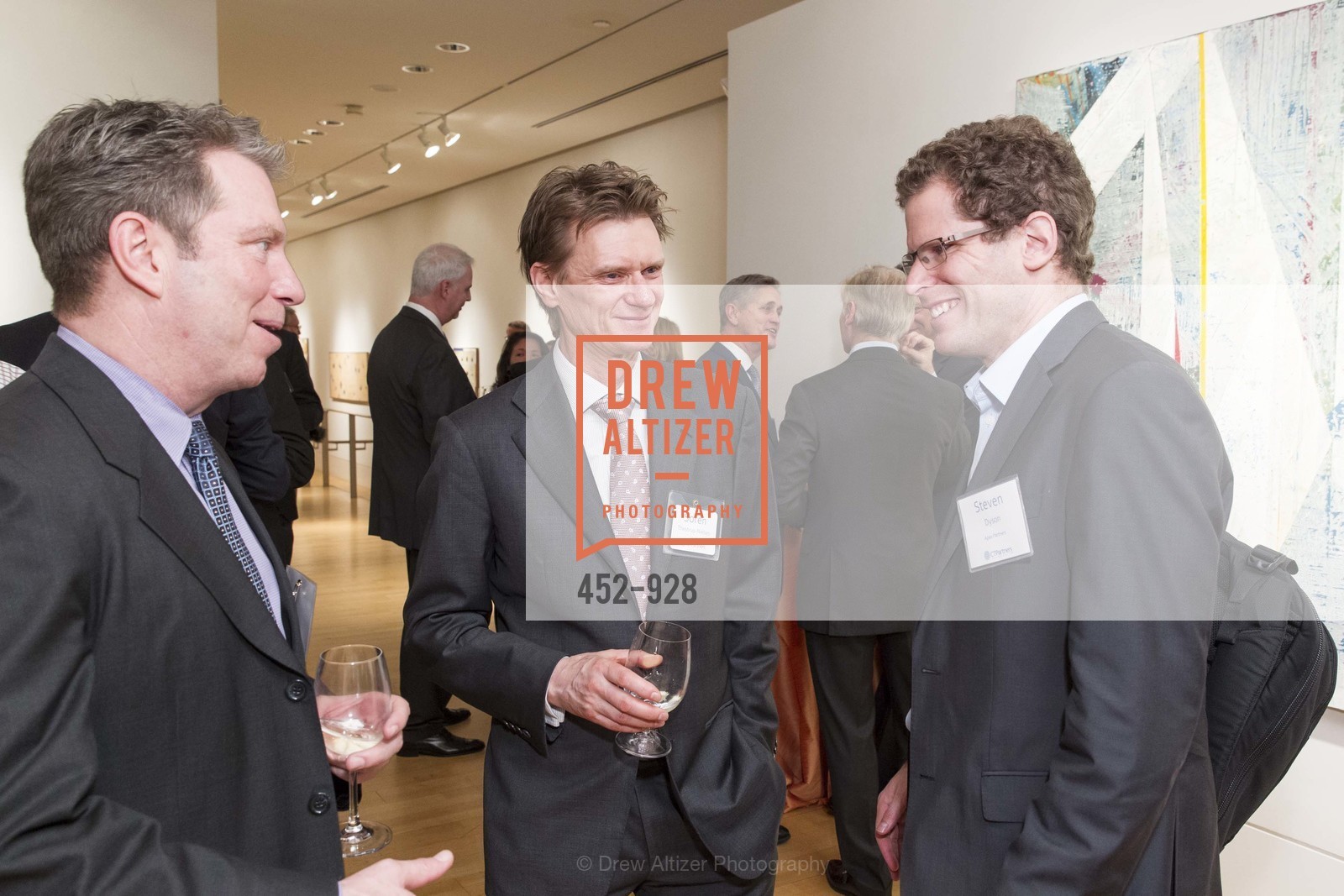 Soren Thestrup-Nielsen, Steven Dyson, CT PARTNERS Cocktail Party at CALDWELL SNYDER GALLERY, US, January 13th, 2015, Photo #452-928 Soren Thestrup-Nielsen, Steven Dyson, Photo #452-928