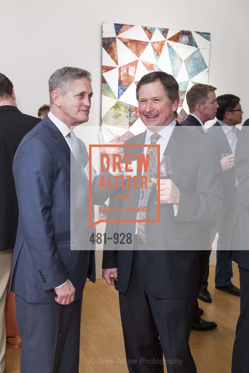 Buster Houchins, Tom Koch, CT PARTNERS Cocktail Party at CALDWELL SNYDER GALLERY, US, January 13th, 2015, Photo #481-928 Buster Houchins, Tom Koch, Photo #481-928