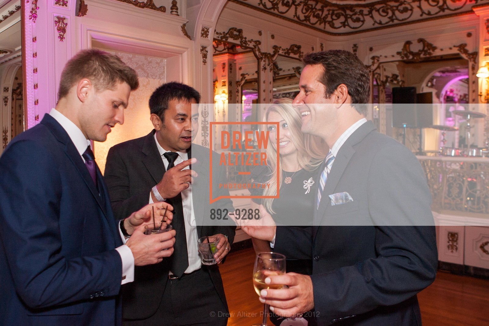 Trevor Squire, Victor Mayasa, Jason Farrow, JLSF Preview Party 2012 - Gateway to Grandeur, Private Residence. 3800 Washington Street, September 29th, 2012, Photo #892-9288 Trevor Squire, Victor Mayasa, Jason Farrow, Photo #892-9288