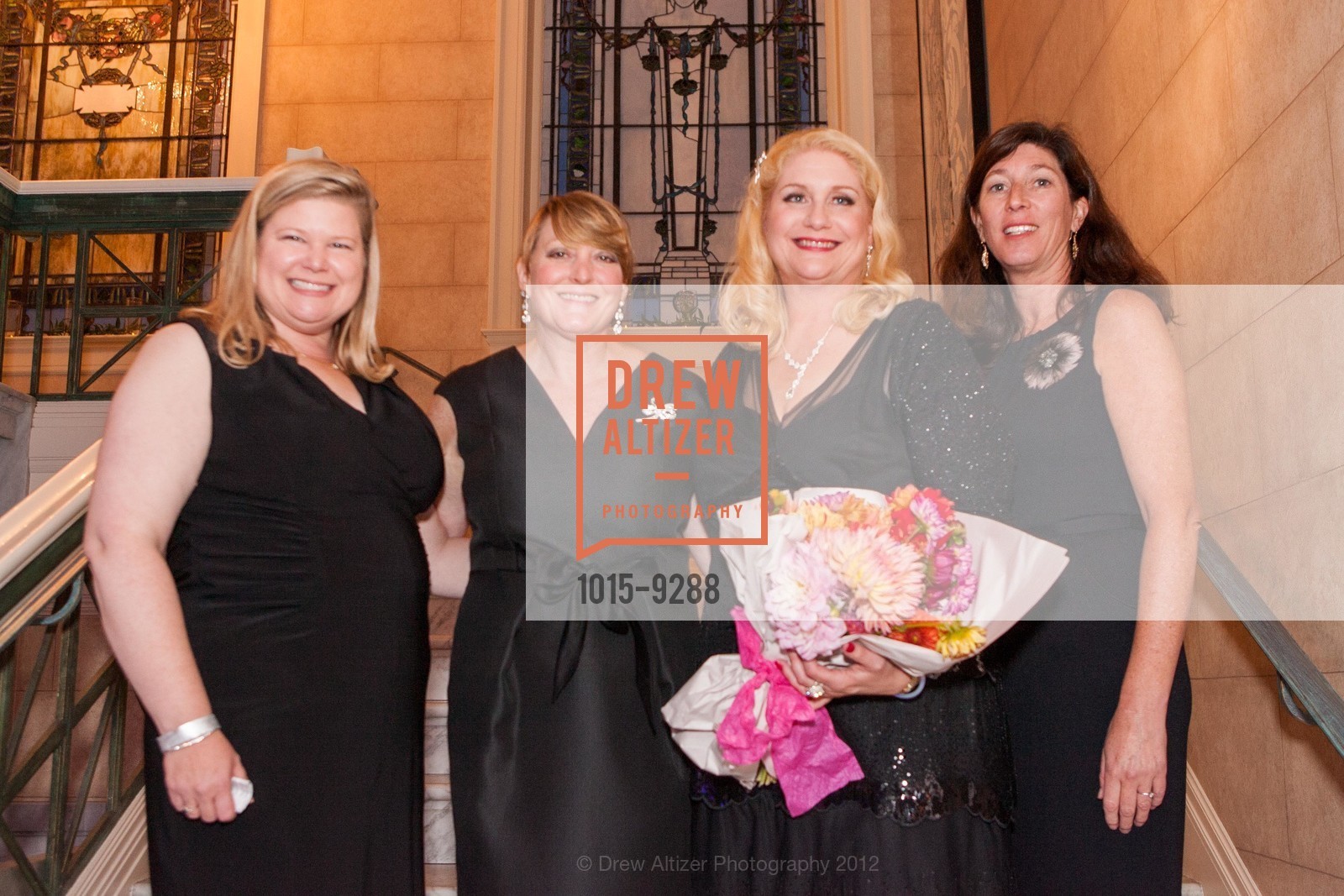 Jennifer Johnston, Renee Goldstein, Elizabeth Link, Tricia O'Brien, JLSF Preview Party 2012 - Gateway to Grandeur, Private Residence. 3800 Washington Street, September 29th, 2012, Photo #1015-9288 Jennifer Johnston, Renee Goldstein, Elizabeth Link, Tricia O'Brien, Photo #1015-9288