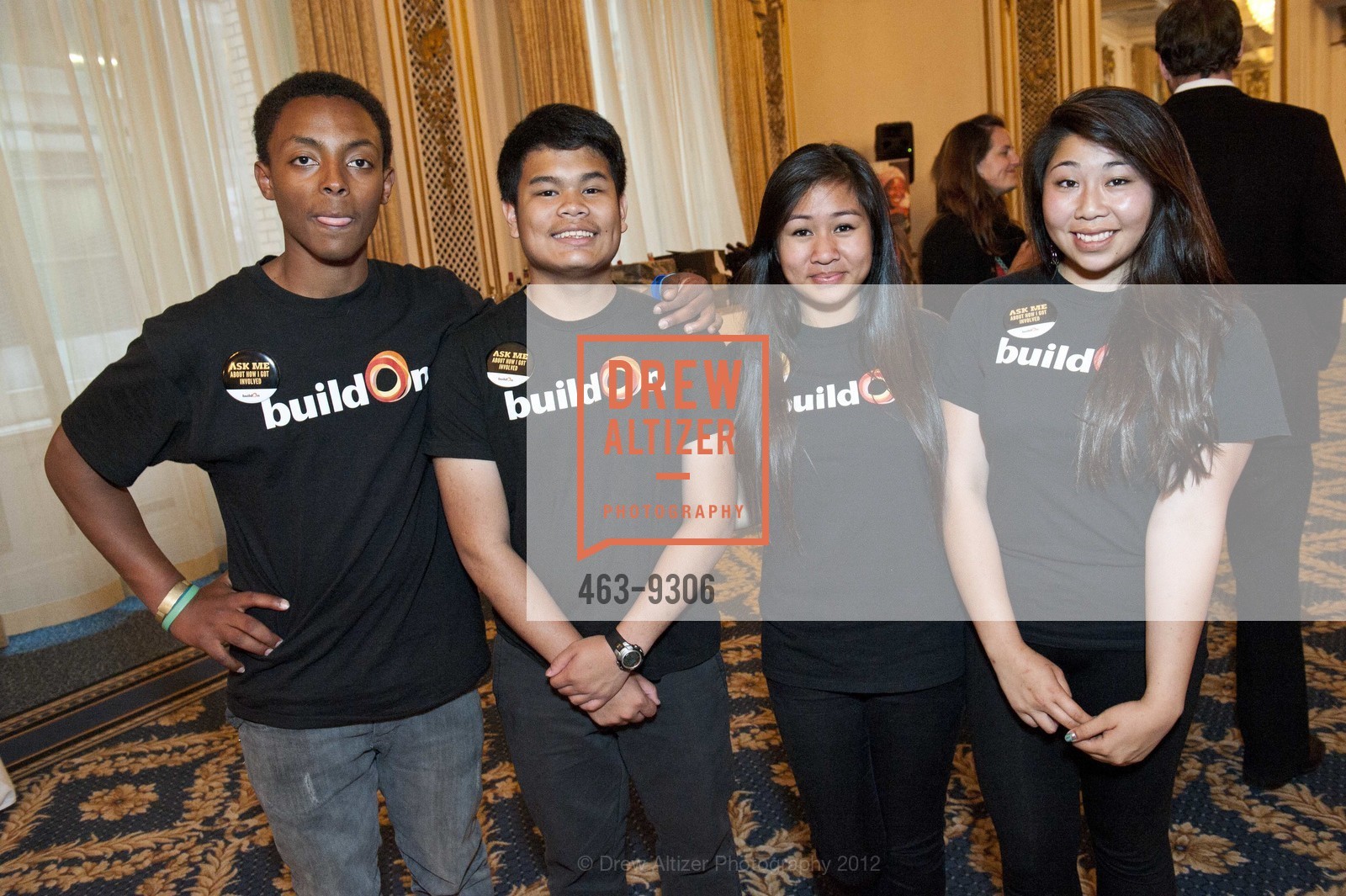 Israel Alemu, Lee Jay Villamor, Gabrielle Santos, Kendall Yee, 2012 buildOn Dinner, US, May 4th, 2012, Photo #463-9306 Israel Alemu, Lee Jay Villamor, Gabrielle Santos, Kendall Yee, Photo #463-9306