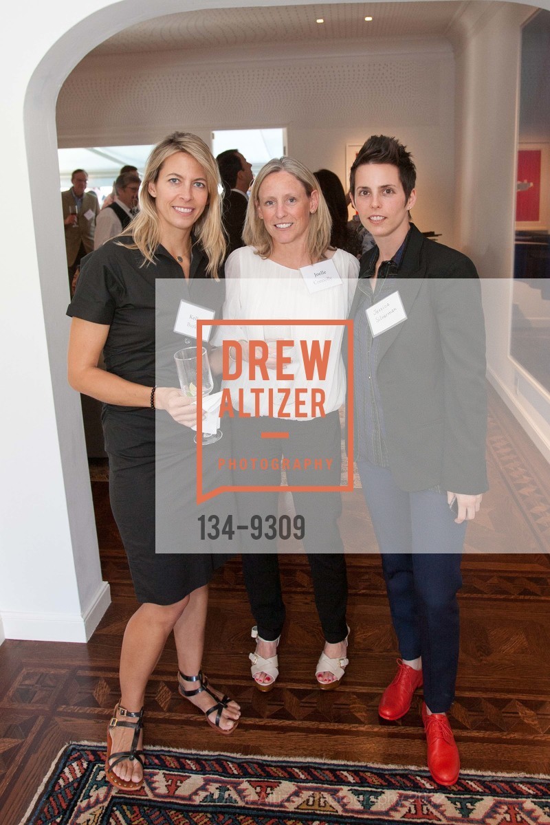 Kelly Burke, Joelle Connolly, Jessica Silverman, CALIFORNIA COLLEGE OF THE ARTS Hosts An Evening with Massimiliano Gioni, US, June 26th, 2012, Photo #134-9309 Kelly Burke, Joelle Connolly, Jessica Silverman, Photo #134-9309