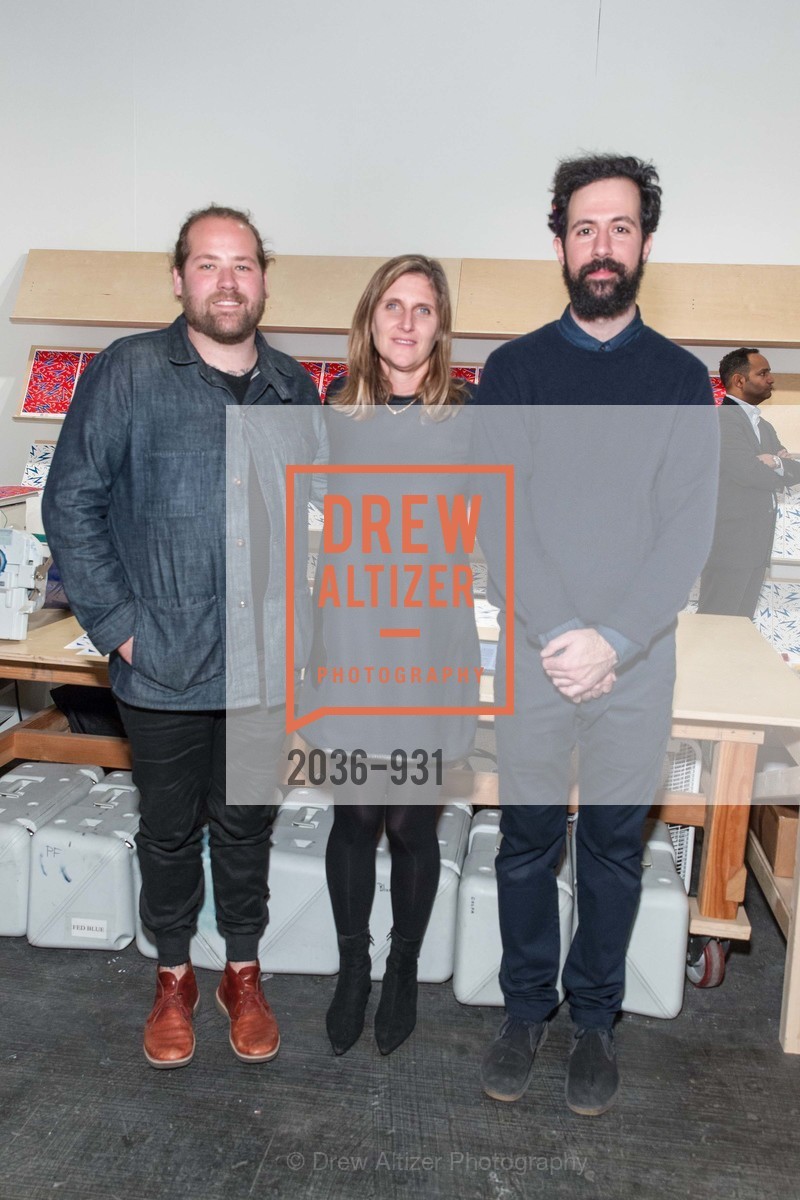 David Kasprak, Jennifer Dunlop Fletcher, Luca Antonucci, FOG Design + Art Fair Preview Gala, US, January 15th, 2015, Photo #2036-931 David Kasprak, Jennifer Dunlop Fletcher, Luca Antonucci, Photo #2036-931