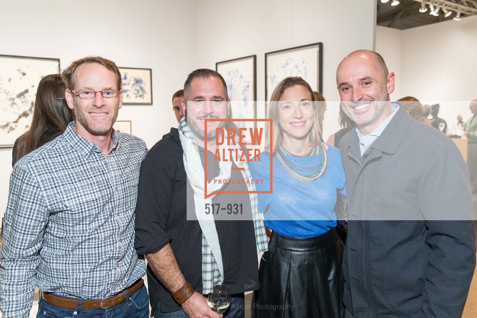 John Yolles, Brian Espinoza, Stacey Silver, Ivan Sardar, FOG Design + Art Fair Preview Gala, US, January 15th, 2015, Photo #517-931 John Yolles, Brian Espinoza, Stacey Silver, Ivan Sardar, Photo #517-931