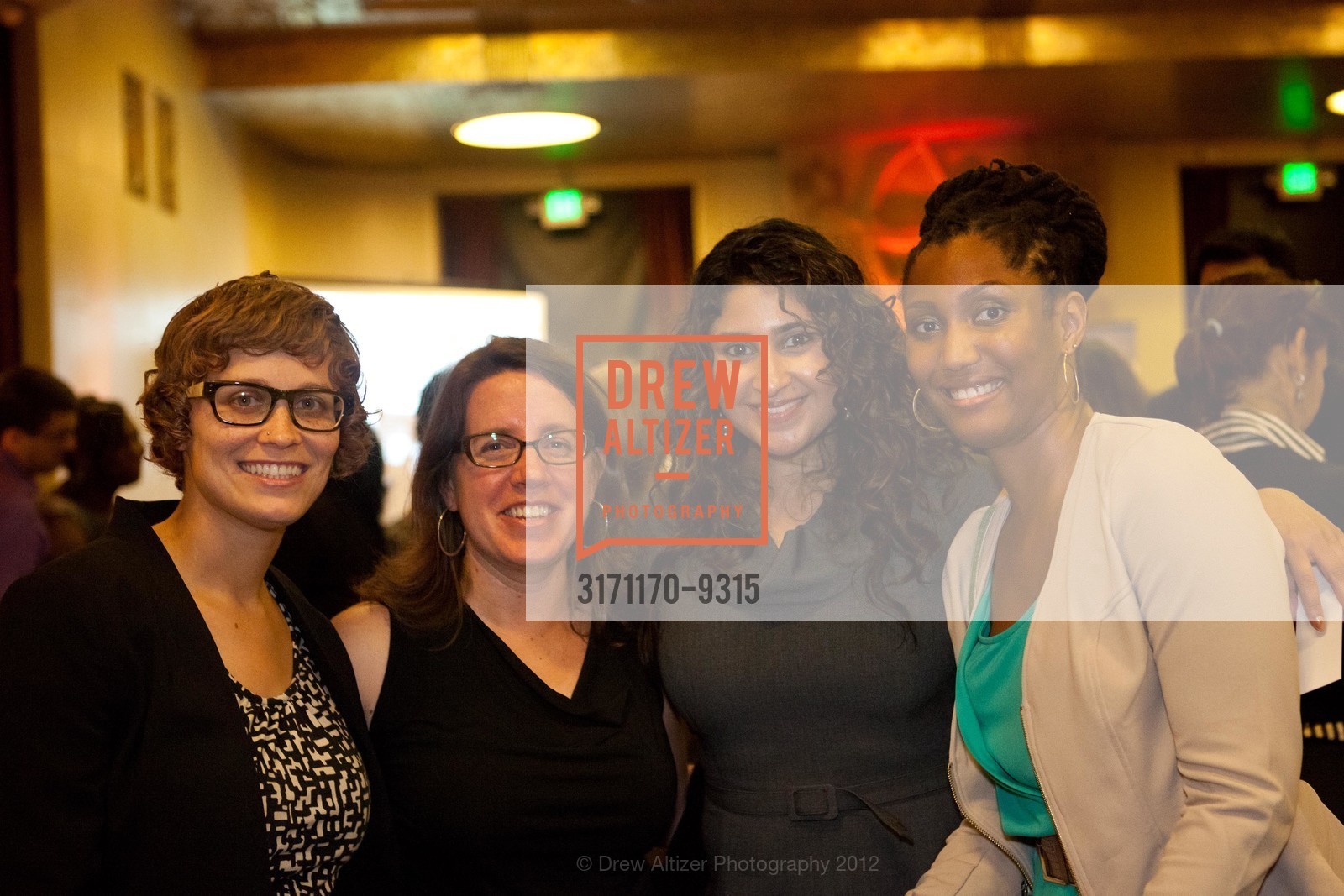Marla Wilson, Becky Weinberg, Shally Iyer, Shannon Malone, THE SAN FRANCISCO FOUNDATION Koshland Civic Unity Program's 30th Anniversary, City Club of San Francsico, 10th Floor. 155 Sansome Street, November 15th, 2012, Photo #3171170-9315 Marla Wilson, Becky Weinberg, Shally Iyer, Shannon Malone, Photo #3171170-9315
