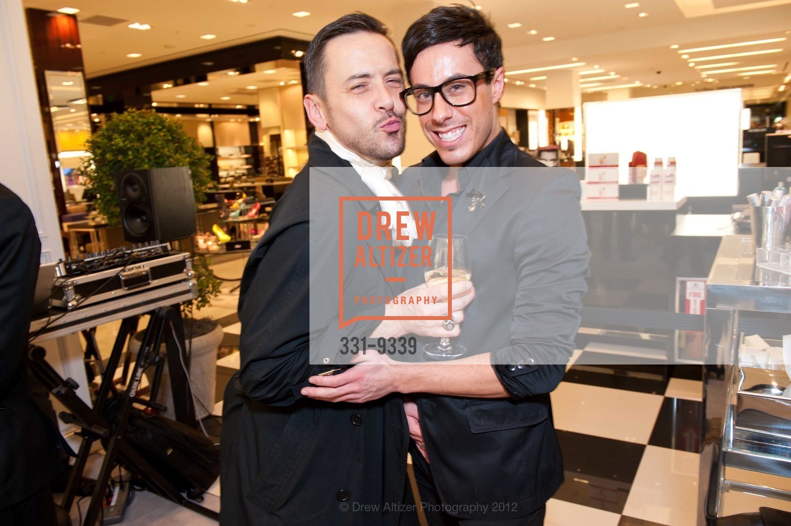 Erik Chalfant, Jacob Morales, Dior at Bloomingdale's San Francisco celebrates Chinese New Year, US, February 2nd, 2012, Photo #331-9339 Erik Chalfant, Jacob Morales, Photo #331-9339