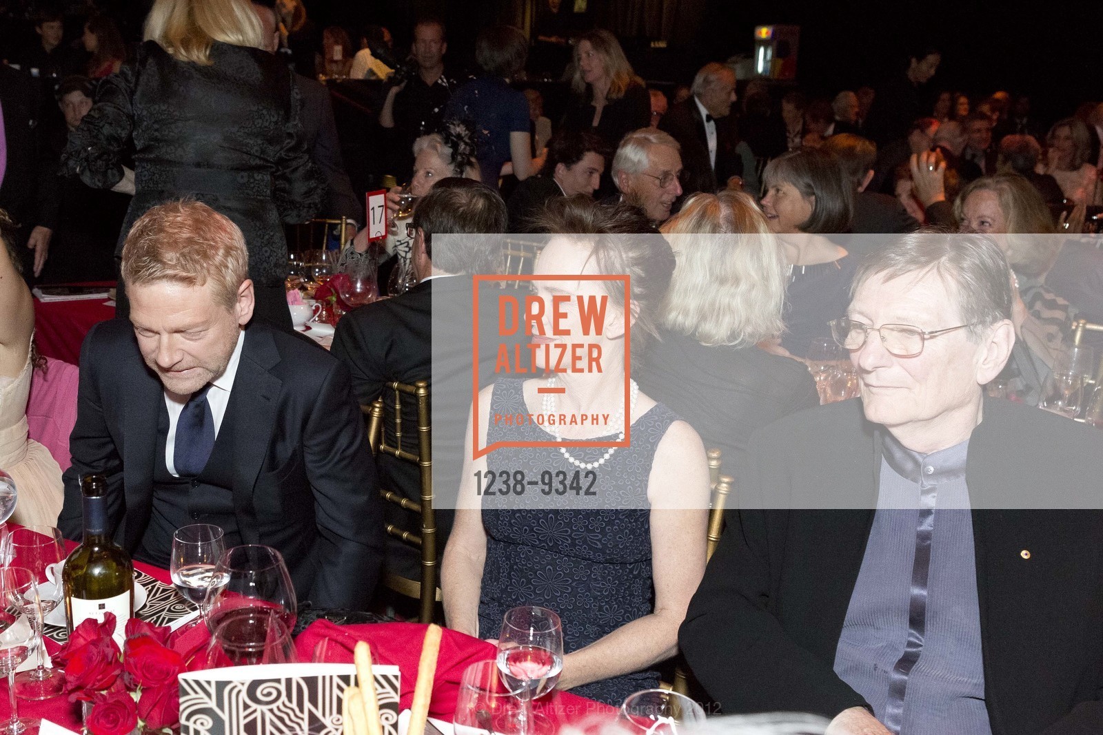 Kenneth Branagh, Judy Davis, Fred Schepisi, SF INTERNATIONAL FILM FESTIVAL: Film Society Awards Night, US, April 26th, 2012, Photo #1238-9342 Kenneth Branagh, Judy Davis, Fred Schepisi, Photo #1238-9342