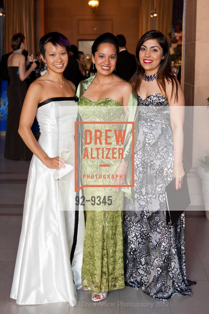 Selena Chow, Christy Kenaria, Jennifer Pereira, BRAVO! CLUB Opening Night Gala 2012, San Francisco War Memorial Opera House. 301 Van Ness Avenue, September 7th, 2012, Photo #92-9345 Selena Chow, Christy Kenaria, Jennifer Pereira, Photo #92-9345