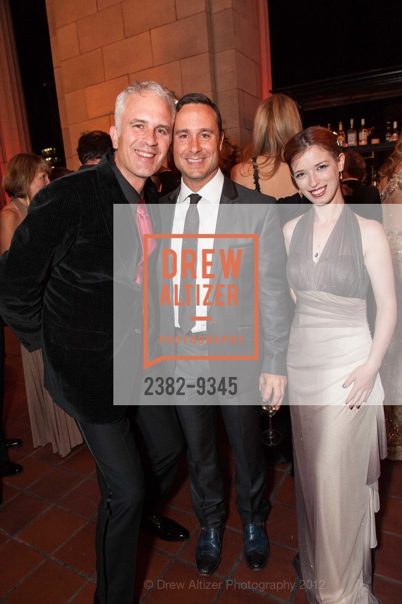 Chad Mully, Ron Balassanian, Dani Coleman, BRAVO! CLUB Opening Night Gala 2012, San Francisco War Memorial Opera House. 301 Van Ness Avenue, September 7th, 2012, Photo #2382-9345 Chad Mully, Ron Balassanian, Dani Coleman, Photo #2382-9345